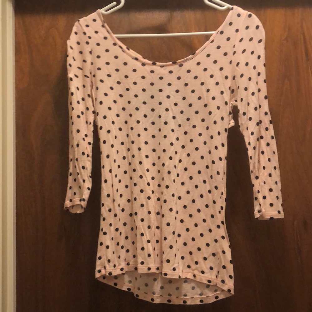 Light pink top